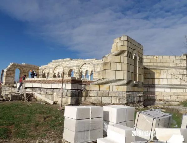Борисов обеща още средства за реставрацията на Голямата базилика в Плиска