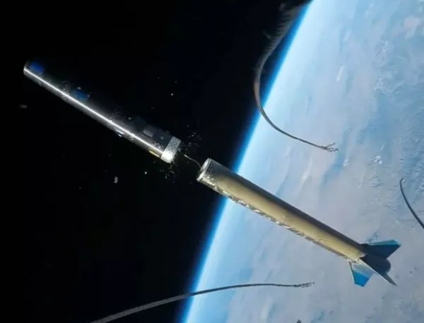 Как се отделя степен на ракета в Космоса (ВИДЕО)