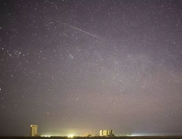 НАСА показа падаща звезда над Байконур