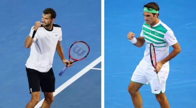 Федерер прегази Григор Димитров във финала, но Гришо имаше и проблем