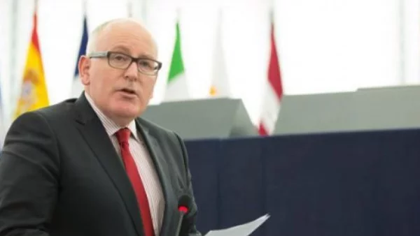 Франс Тимерманс: Надявам се, че България ще ратифицира Истанбулската конвенция