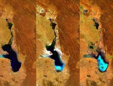 Огромно езеро изчезна в Боливия