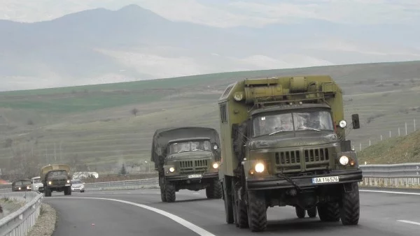 Военните се придвижват за учението на границата с Македония и Гърция