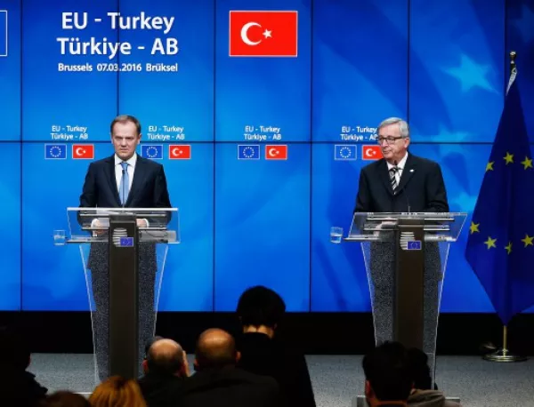 Юнкер: 3000 незаконни имигранти са върнати обратно в Турция, ЕС прие 79