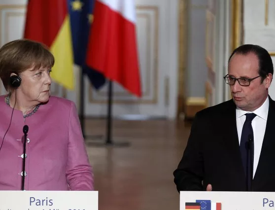 Меркел и Оланд призоваха Путин да настоява за примирие в Сирия 