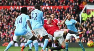 Дербито на Манчестър става най-гледания мач в историята