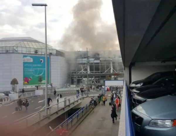 Летището в Брюксел е блокирано заради пожар