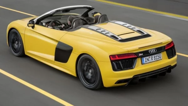 Audi разголи R8 Spyder V10 в Ню Йорк