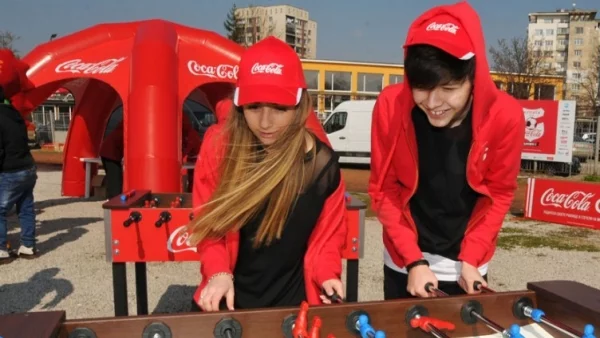 За първи път над 70 училища влизат в надпреварата за "Купата на Coca-Cola!" с отбори във възрастова група 14-16 години