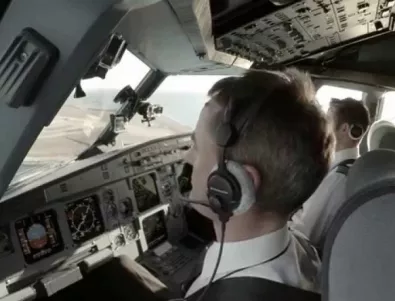 Полет на самолет през очите на пилота (ВИДЕО)