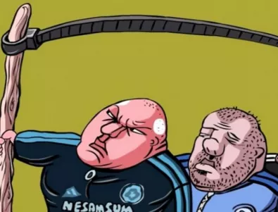 Свалили карикатурата, осмиваща Борисов, заради изтекъл договор
