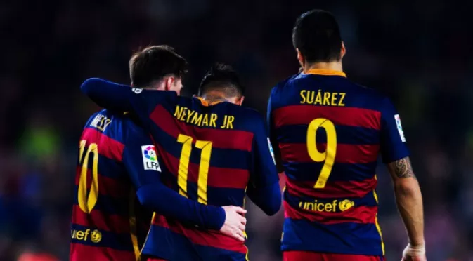 Колко гола вкара триото MSN за три сезона в Барселона