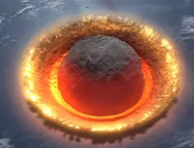 Какво ще се случи, ако голям астероид удари Земята (ВИДЕО)
