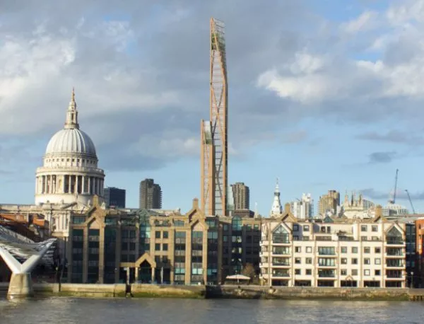 Дървен небостъргач ще се извиси в Лондон