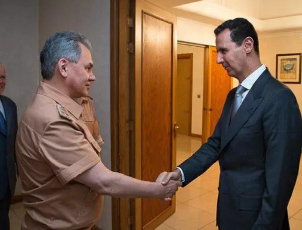 Руският министър на отбраната на изненадваща среща с Асад в Сирия