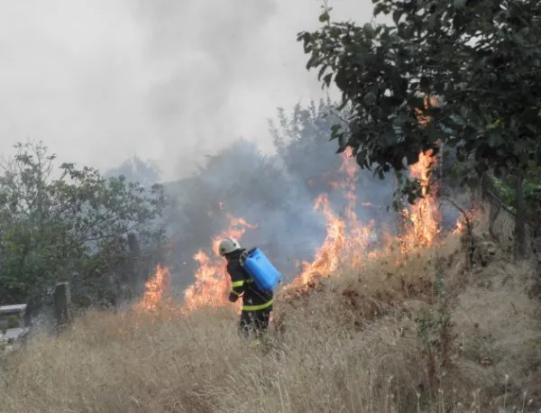 Отново бедствено положение в община Харманли заради пожар