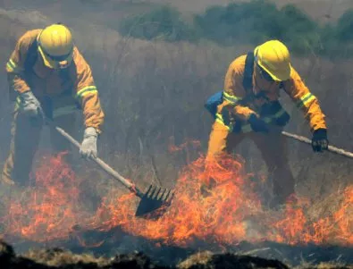 Пожар над село Черна могила, обявено е бедствено положение