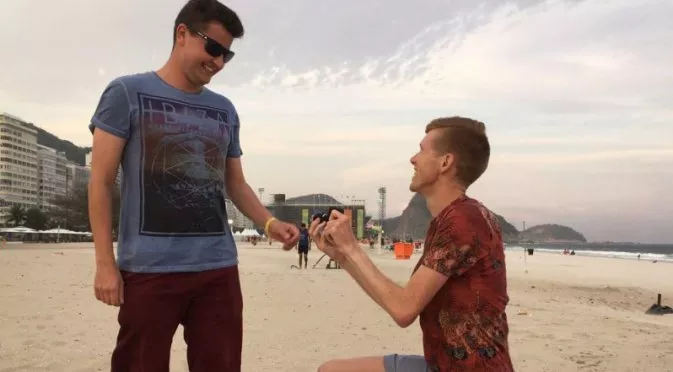 Още хомосексуална любов: Олимпиец предложи брак на приятеля си в Рио