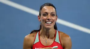 СНИМКА: Ивет Лалова изпрати легендарния Болт с прегръдка