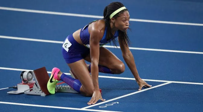 Женската щафета на САЩ ще бяга на финала в Рио 2016 (ВИДЕО)