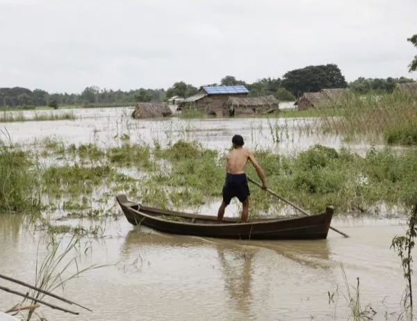 Най-малко 5 са жертвите на наводненията в Мианмар