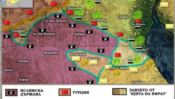 "Щитът на Ефрат": Дипломатически дилеми и турски танкове в Сирия