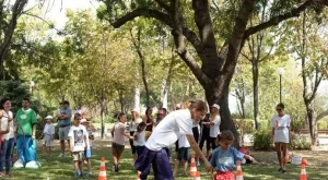 Тереза Маринова раздвижи деца и родители в София, Варна и Бургас, като част от програма "Здрави деца в България"