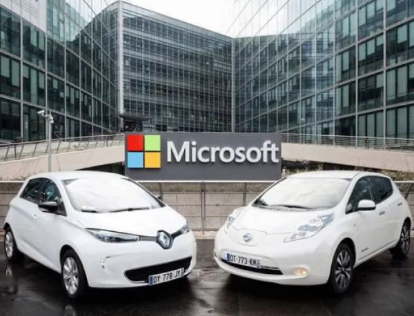 Microsoft ще прави колите на Renault-Nissan по-умни