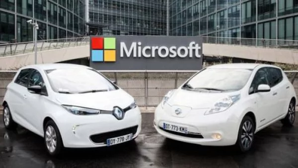 Microsoft ще прави колите на Renault-Nissan по-умни