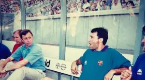 ВИДЕО: Как Йохан Кройф е опитал да научи Стоичков да скача на въже