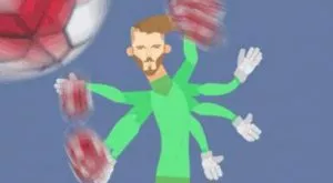 Колко ръце има Де Хеа, с какво Златан заслужи корона и още няколко брутални ГИФ-чета