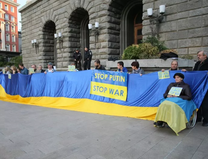 В София и Пловдив украинци протестираха срещу "руската агресия"