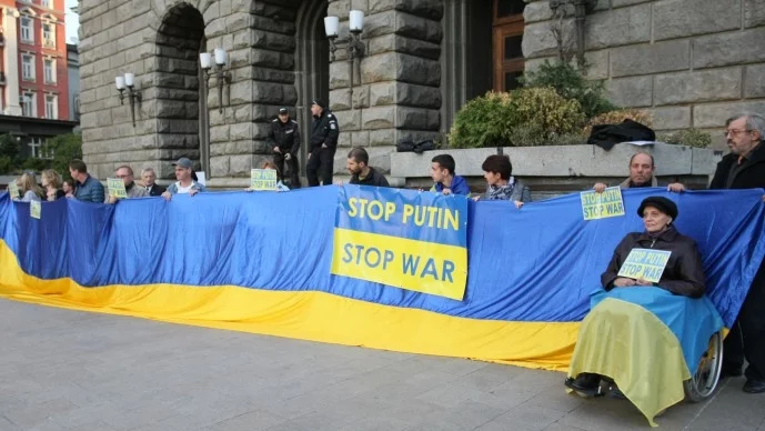 В София и Пловдив украинци протестираха срещу "руската агресия"