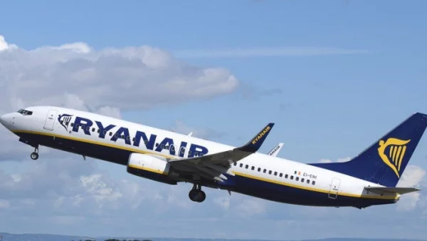 Ryanair пуска билети с 20% отстъпка за пътуване през есента