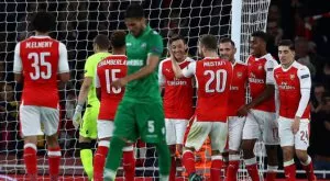 СНИМКА: Не сте чували следващия съперник на Арсенал, но трябва да видите вратаря им