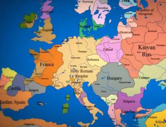 ВИДЕО: Как се е променяла картата на Европа през последните 1000 години