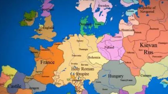 ВИДЕО: Как се е променяла картата на Европа през последните 1000 години