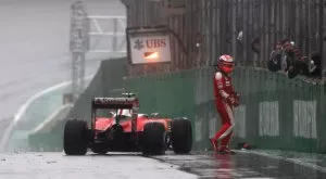 Кими Райконен претърпя опасна катастрофа