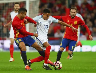Англия изпусна победа над Испания в зрелищен мач (ВИДЕО)