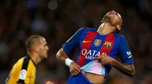 Неймар претърпя лека катастрофа 