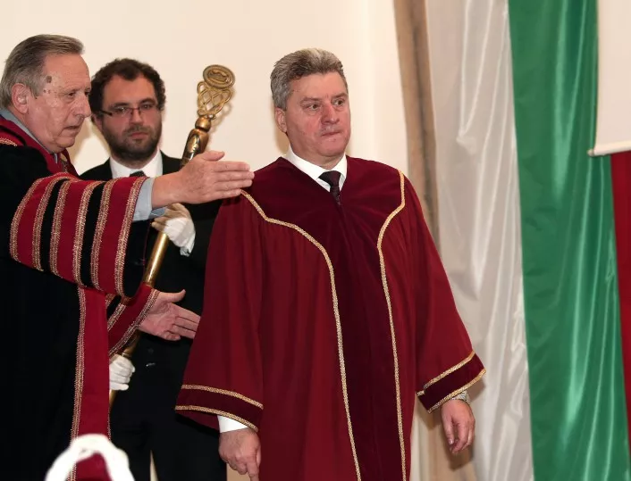Македонският президент стана "Доктор хонорис кауза" на БАН
