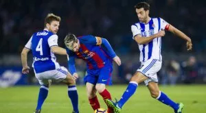 Съдията спаси Барселона от шокираща, но и заслужена загуба на "Аноета"