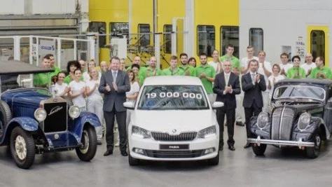 Skoda произведе 19 млн. автомобила