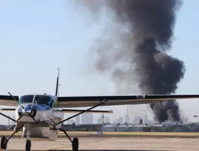 Противопожарен самолет се разби в Гърция (ВИДЕО)