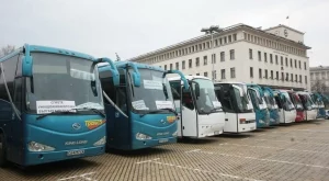 Автобусни превозвачи протестираха срещу монопола в сектора 