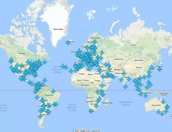 Вижте карта на Wi-Fi паролите на летищата по света