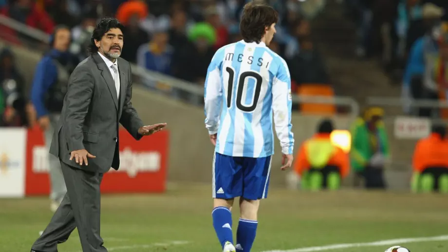 Знаел е какво ще последва: Марадона при дебюта на Меси за Аржентина на световни (ВИДЕО)