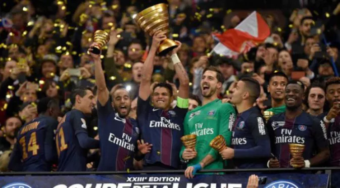 ПСЖ разби Монако и триумфира с рекордна Купа на лигата