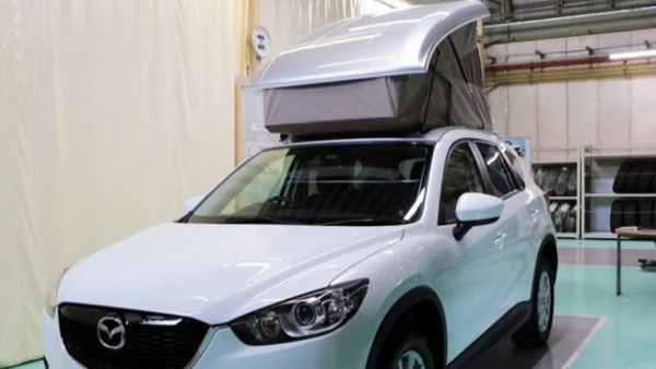 Mazda превърна CX-5 в палатка за къмпинг