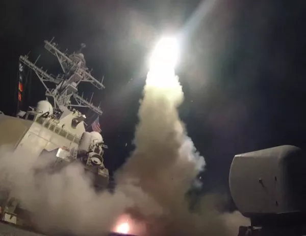 Вижте видео от атаката на САЩ срещу Сирия
